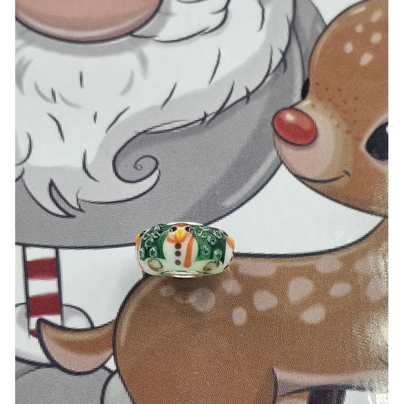 Trollbeads Unique Christmas Pupazzo di Neve | Agold