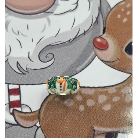 Trollbeads Unique Christmas Pupazzo di Neve | Agold