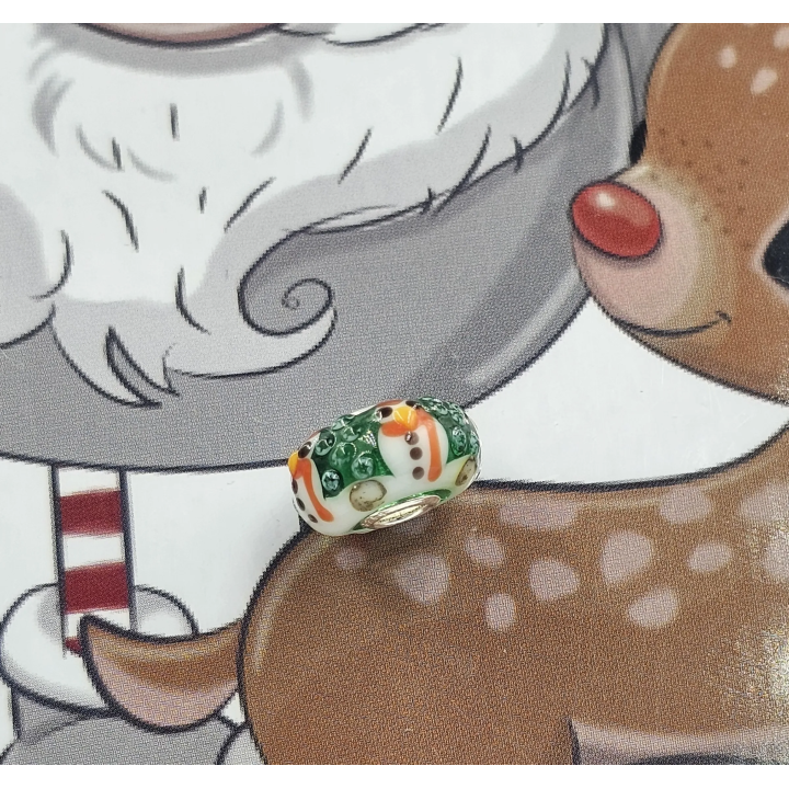 Trollbeads Unique Christmas Pupazzo di Neve