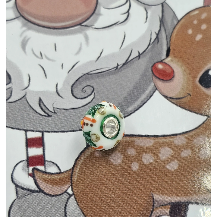 Trollbeads Unique Christmas Pupazzo di Neve