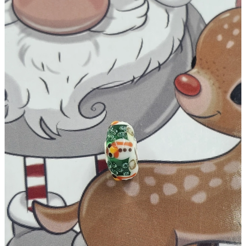 Trollbeads Unique Christmas Pupazzo di Neve | Agold