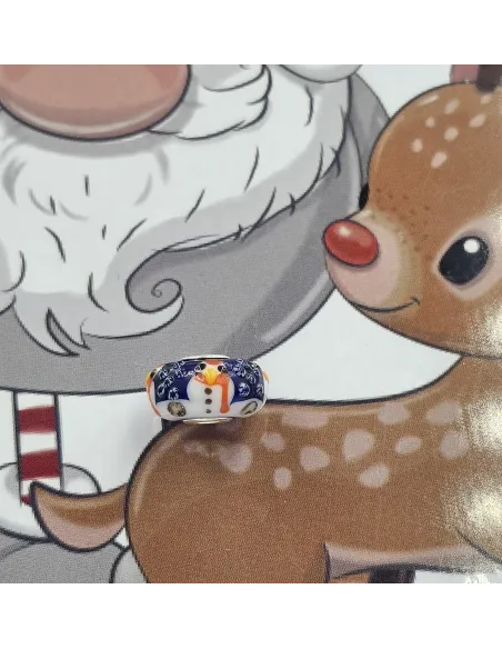 Trollbeads Unique Christmas Pupazzo di Neve | Agold