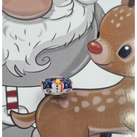 Trollbeads Unique Christmas Pupazzo di Neve | Agold