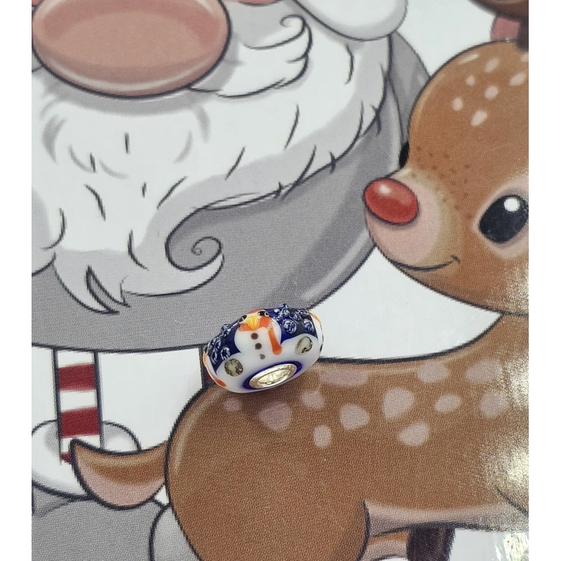 Trollbeads Unique Christmas Pupazzo di Neve | Agold