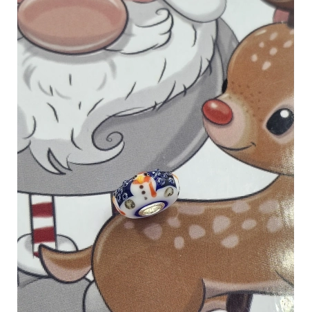 Trollbeads Unique Christmas Pupazzo di Neve | Agold