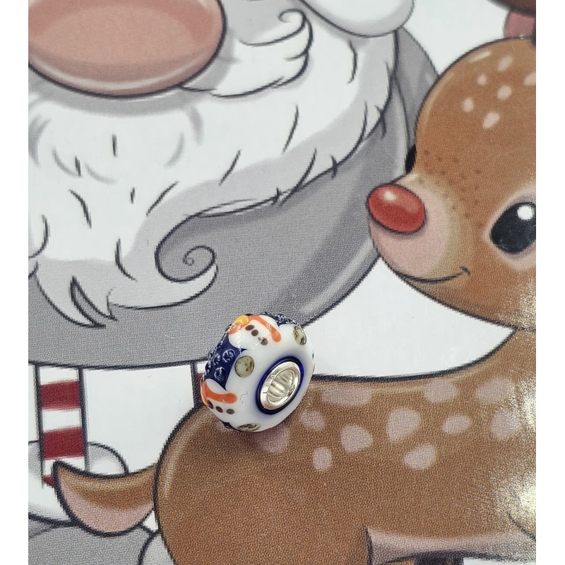 Trollbeads Unique Christmas Pupazzo di Neve | Agold