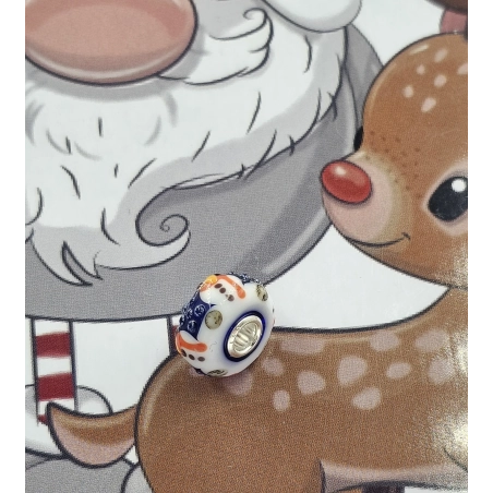 Trollbeads Unique Christmas Pupazzo di Neve | Agold