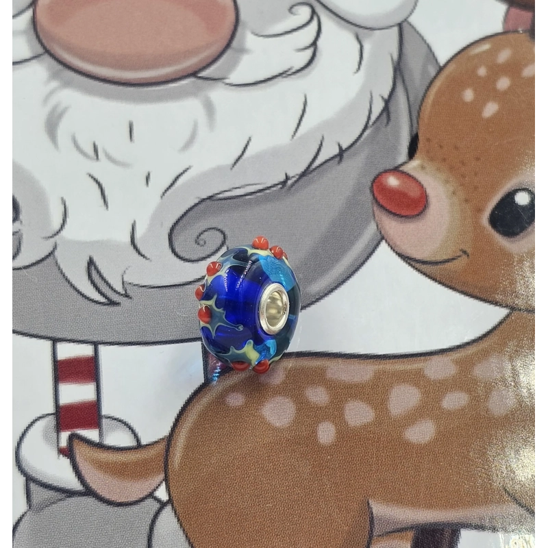 Trollbeads Unique Christmas Agrifoglio | Agold