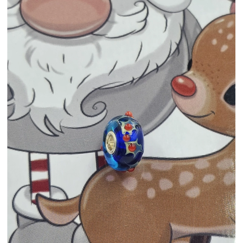 Trollbeads Unique Christmas Agrifoglio | Agold