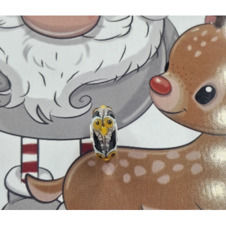 Trollbeads Unique Christmas Gufo | Agold