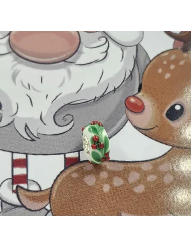 Trollbeads Unique Christmas Agrifoglio | Agold