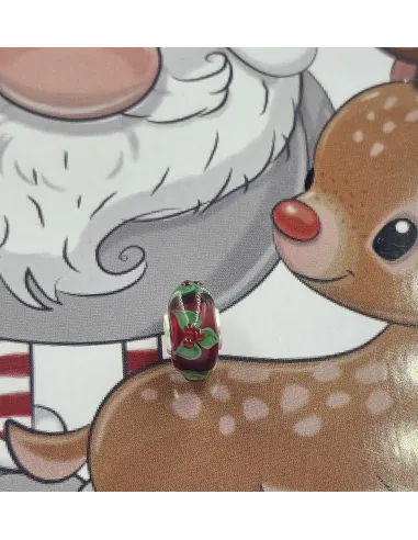 Trollbeads Unique Christmas Agrifoglio | Agold