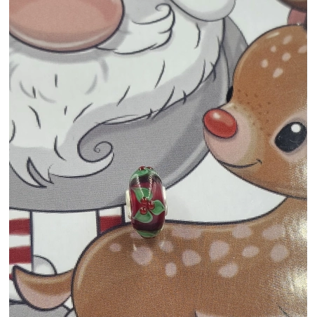 Trollbeads Unique Christmas Agrifoglio | Agold