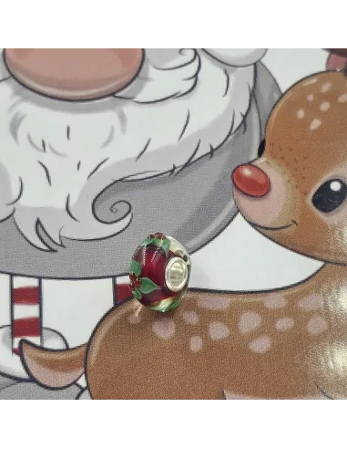 Trollbeads Unique Christmas Agrifoglio | Agold