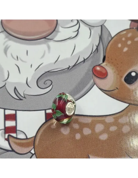 Trollbeads Unique Christmas Agrifoglio | Agold