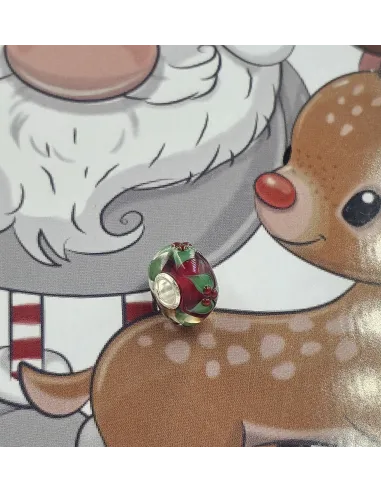 Trollbeads Unique Christmas Agrifoglio | Agold