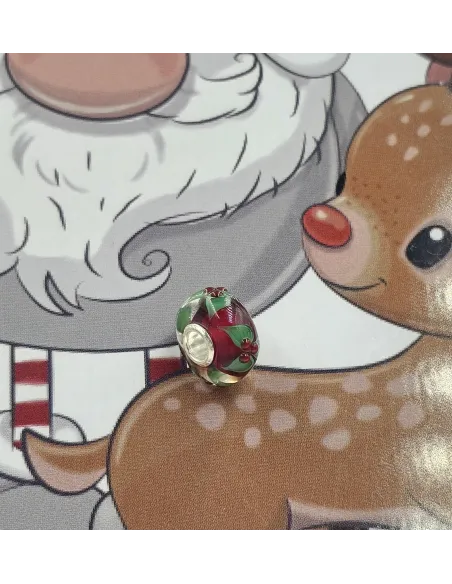 Trollbeads Unique Christmas Agrifoglio | Agold