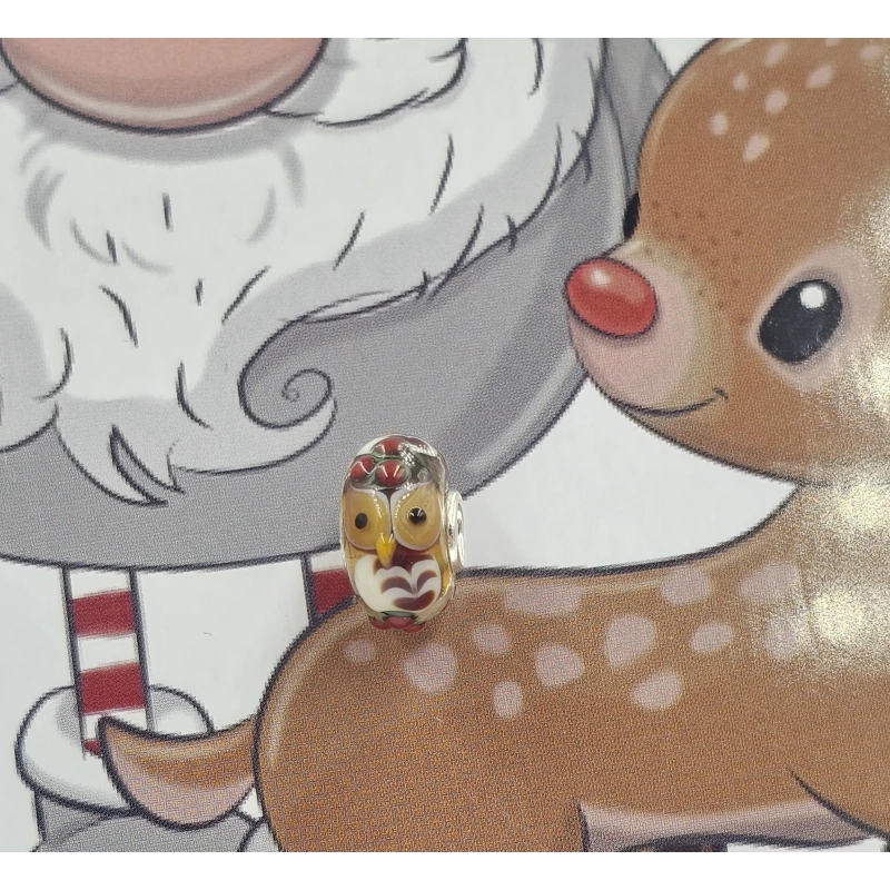 Trollbeads Unique Christmas Gufo | Agold