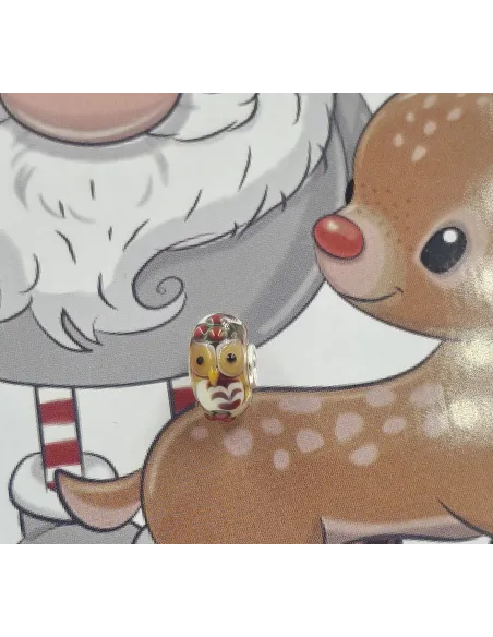 Trollbeads Unique Christmas Gufo | Agold