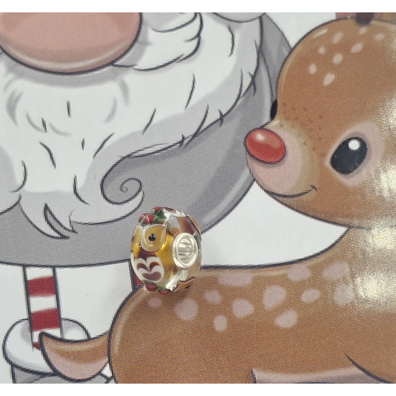 Trollbeads Unique Christmas Gufo | Agold