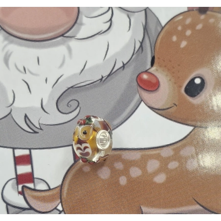 Trollbeads Unique Christmas Gufo | Agold