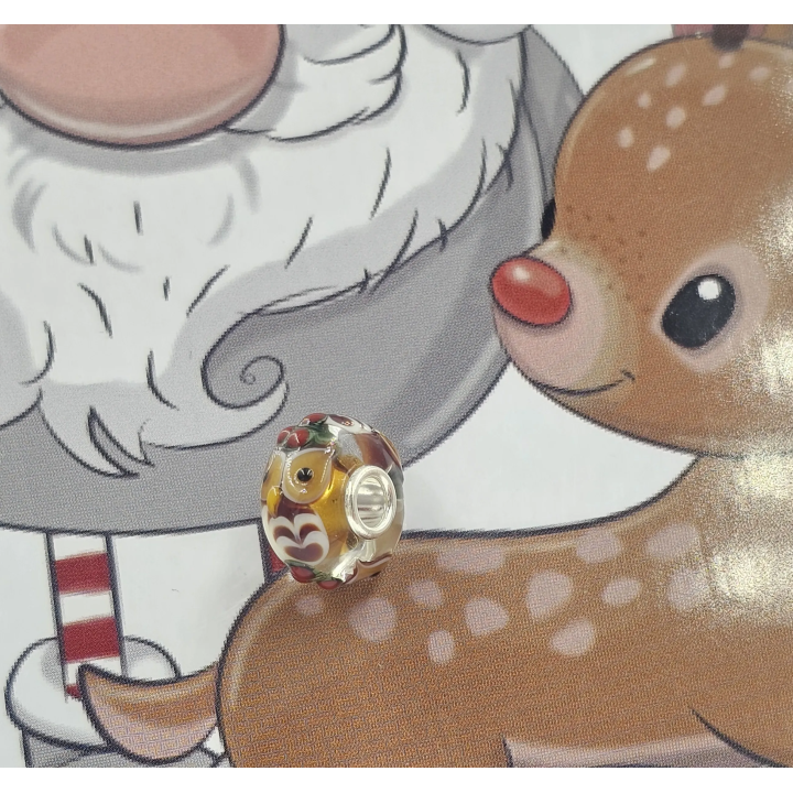 Trollbeads Unique Christmas Gufo