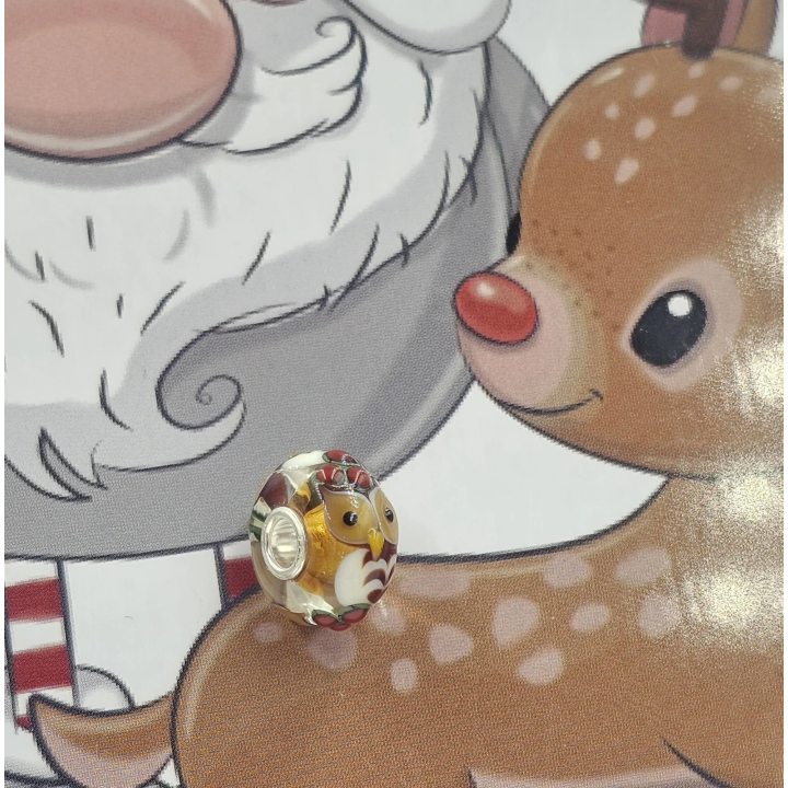 Trollbeads Unique Christmas Gufo