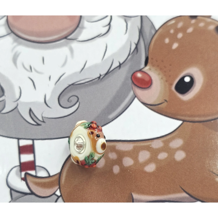 Trollbeads Unique Christmas Orso Agrifoglio