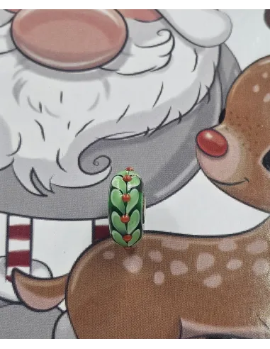 Trollbeads Unique Christmas Agrifoglio | Agold