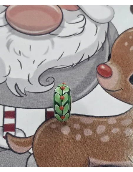 Trollbeads Unique Christmas Agrifoglio | Agold