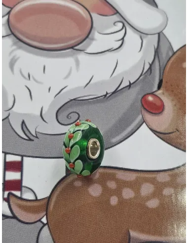 Trollbeads Unique Christmas Agrifoglio | Agold