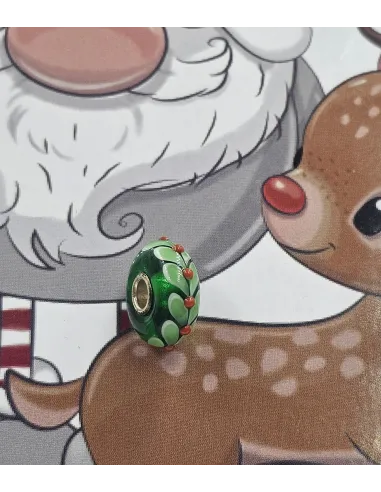 Trollbeads Unique Christmas Agrifoglio | Agold