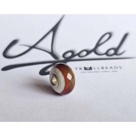 Trollbeads Unico Sfaccettato Fascia Rosso | Agold