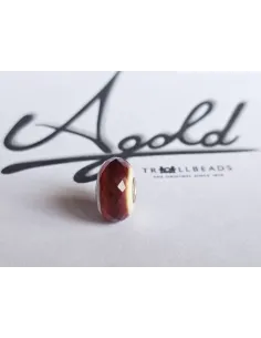 Trollbeads Unico Sfaccettato Fascia Rosso Scuro