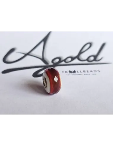 Trollbeads Unico Sfaccettato Fascia Rosso Scuro | Agold