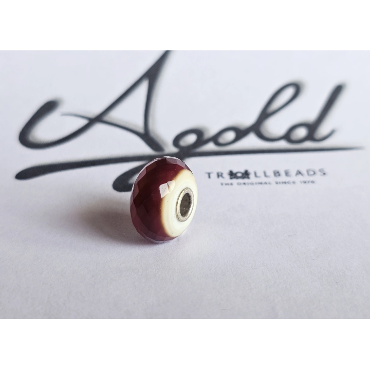 Trollbeads Unico Sfaccettato Fascia Rosso Scuro