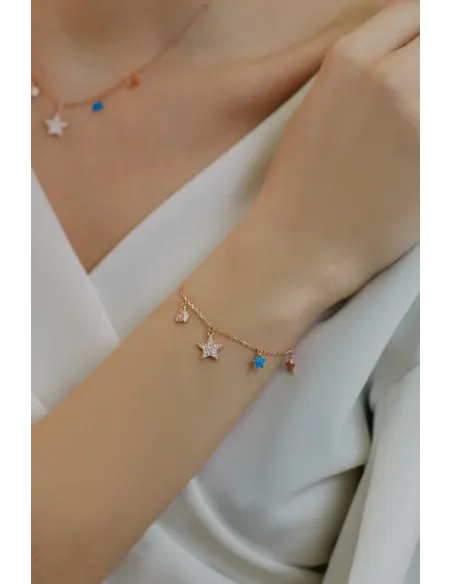 Comete Bracciale in Argento Stella
