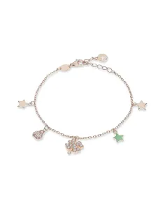 Comete Bracciale in Argento Quadrifoglio