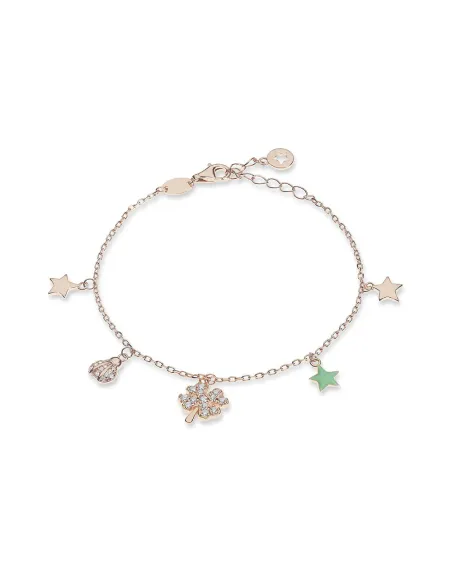 Comete Bracciale in Argento Quadrifoglio