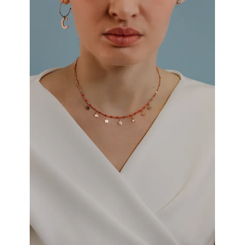 Comete Girocollo in Argento Stella | Agold