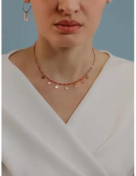 Comete Girocollo in Argento Stella | Agold