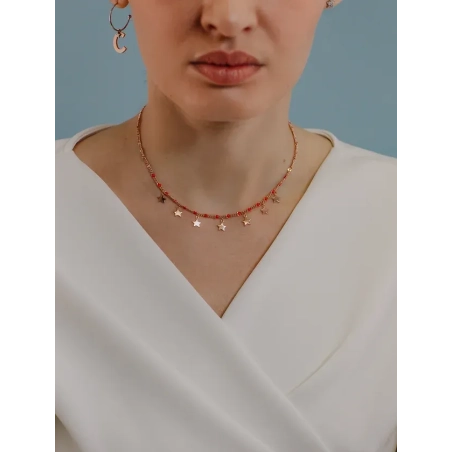 Comete Girocollo in Argento Stella | Agold