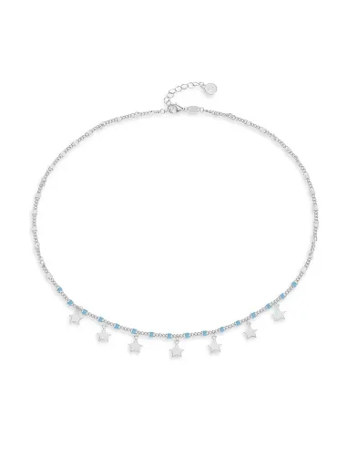 Comete Girocollo in Argento Stella