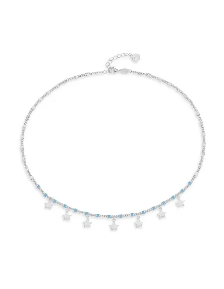 Comete Girocollo in Argento Stella