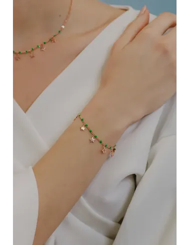Comete Girocollo in Argento Stella