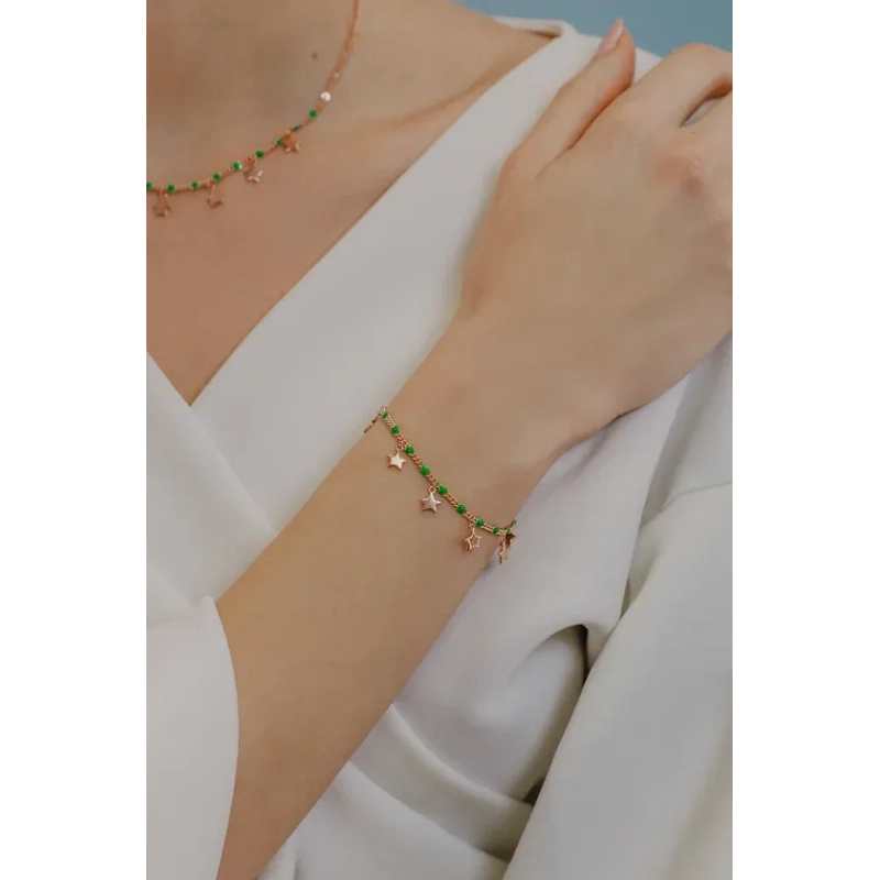 Comete Girocollo in Argento Stella | Agold