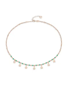 Comete Girocollo in Argento Stella