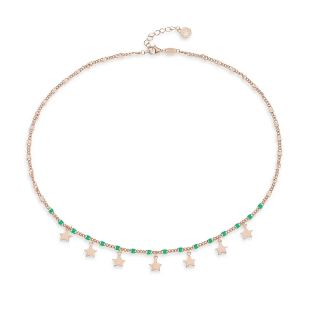 Comete Girocollo in Argento Stella | Agold