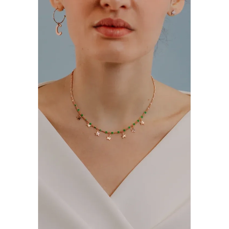 Comete Girocollo in Argento Stella | Agold