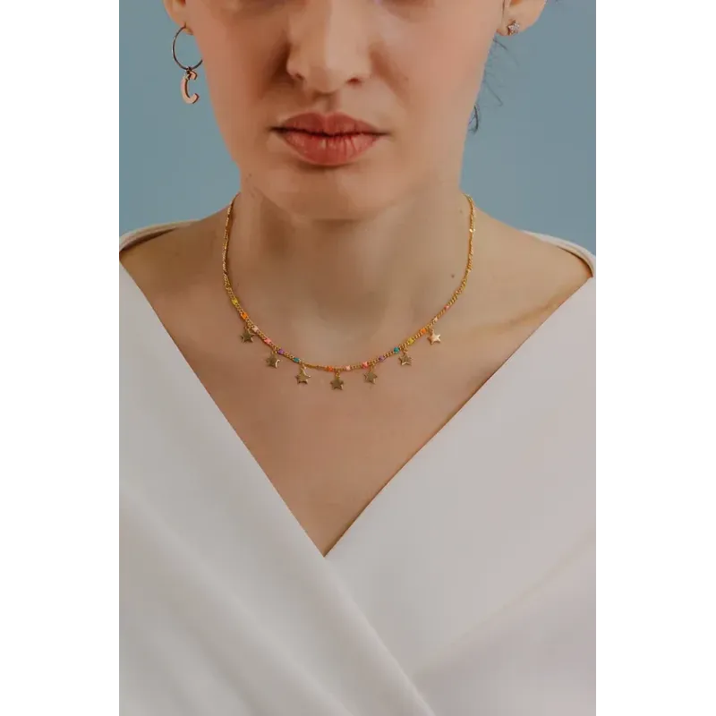 Comete Girocollo in Argento Stella | Agold